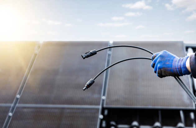 Câbles connecteurs pour installation solaire