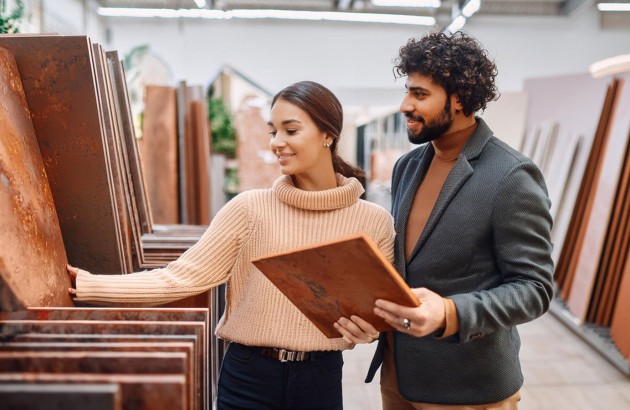 conseils déco pour bien utiliser le carrelage effet rouille