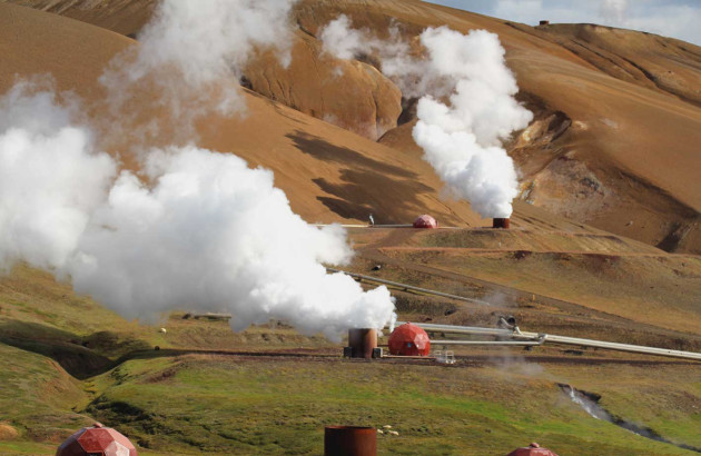 installations geothermiques dans la nature