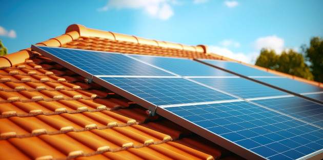 Plaques photovoltaïques sur toiture