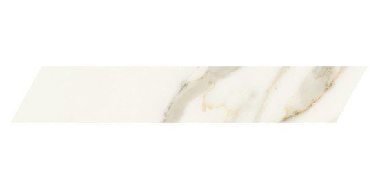 Décor Scultorea par Marca Corona en coloris Chevron Calacatta Oro Fino