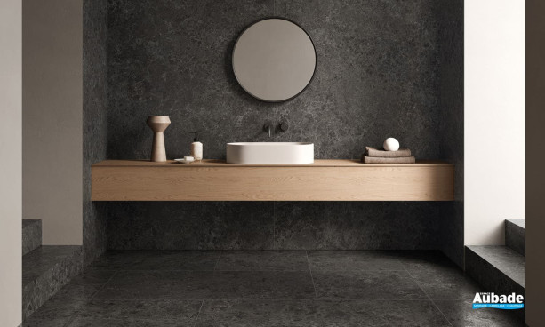 Collection Limestone par Ceramiche Piemme en coloris Belgium Black