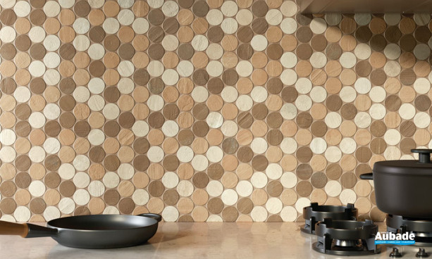 Collection Fireclay par GCR mosaïque Cerchi Warm