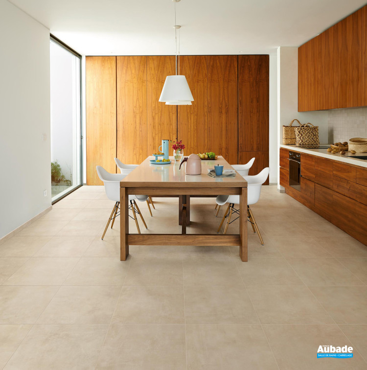 Carrelage Concrete par Ceramiche Piemme format 80 x 80 cm en coloris Taupe