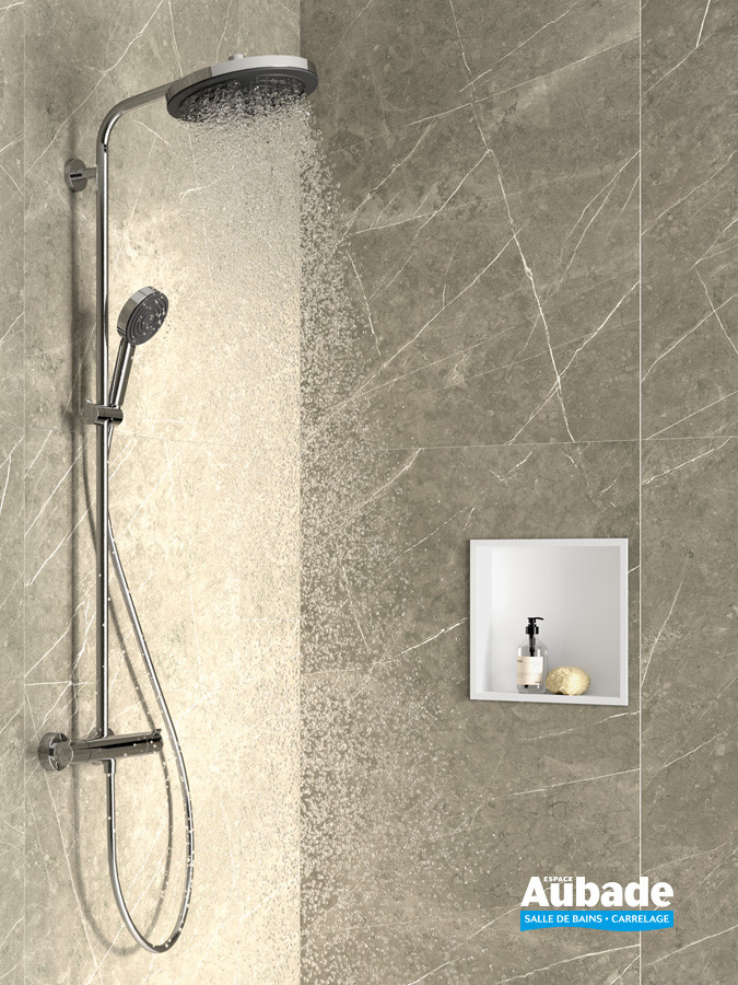 Niche murale Xtra Blanc mat avec natte d'étanchéité de la marque Hansgrohe