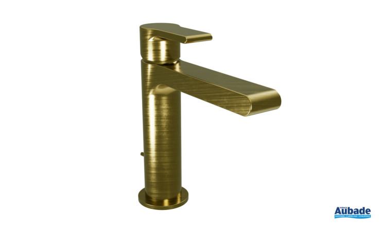 Mitigeur lavabo large Delta de Cristina, Vieux Bronze