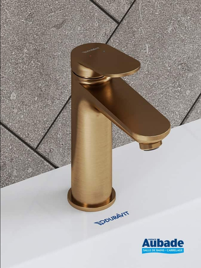 Mitigeur monocommande Wave taille M finition Bronze brossé de Duravit