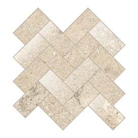 Mosaïque Limestone par Ceramiche Piemme en coloris Opus Mix French Beige