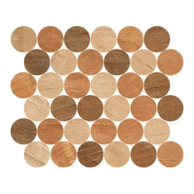 Mosaïque Fireclay par GCR en coloris Cerchi Warm