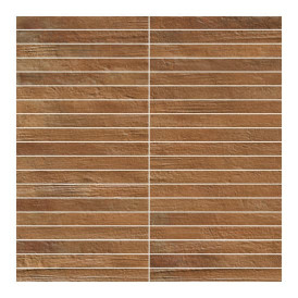 Mosaïque Fireclay par GCR en coloris Mattoncino Brown