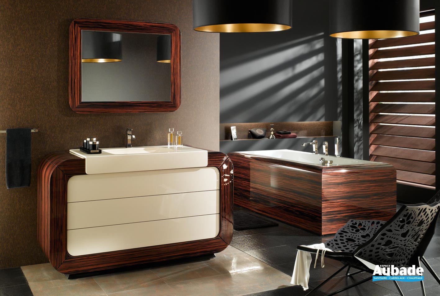 Meuble salle de bain Baltimore Decotec Espace Aubade