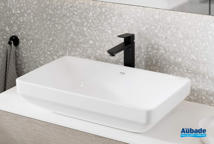 Mitigeur pour vasque à poser Cubeo Matt Black taille XL de Grohe