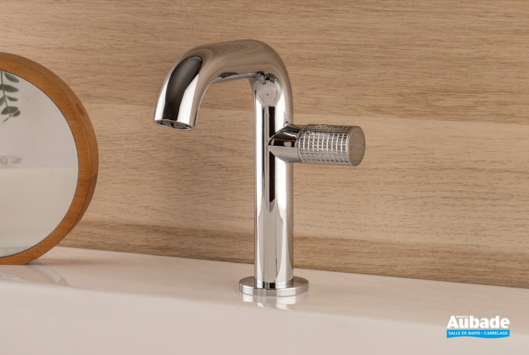 Mitigeur de lavabo bas One Piece finition chromé de Paini France