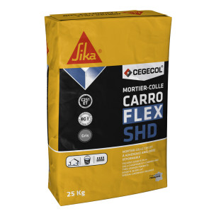 Mortier-colle Carroflex SHD de Sika 