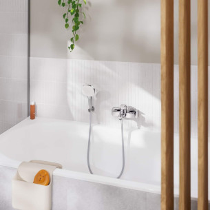 Mitigeur bain/douche Cubeo Chromé de Grohe