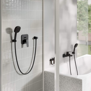 Mitigeur encastré pour douche, 2 sorties Cubeo Matt Black de Grohe