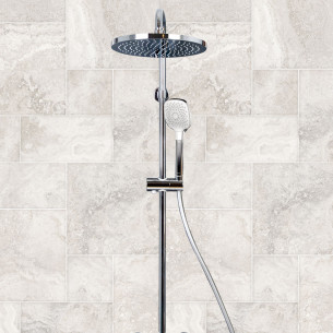Acheter Ensemble de robinets de douche de salle de bains noir mat, mitigeur  de douche à pluie mural, robinet mitigeur de baignoire-douche, mitigeur de  douche à 3 voies