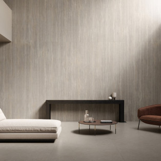 Collection Limestone par Ceramiche Piemme en coloris English Grey et décor Vein Cut Grey